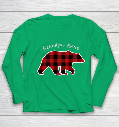 GRANDPA BEAR Men Red Plaid Christmas Pajama Family Gift Youth Long Sleeve 4