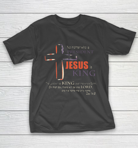 Christian Political Election T Shirt Jesus is King T-Shirt