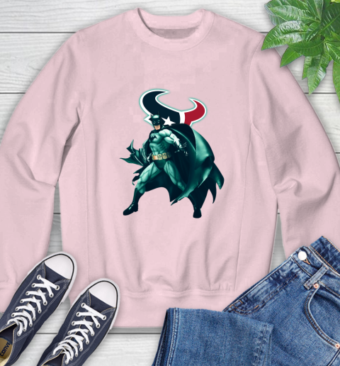 NFL Batman Football Sports Houston Texans Sweatshirt 9