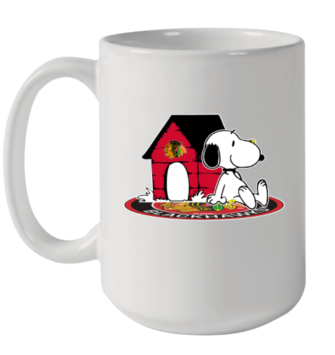 NHL Hockey Chicago Blackhawks Snoopy The Peanuts Movie Shirt Ceramic Mug 15oz