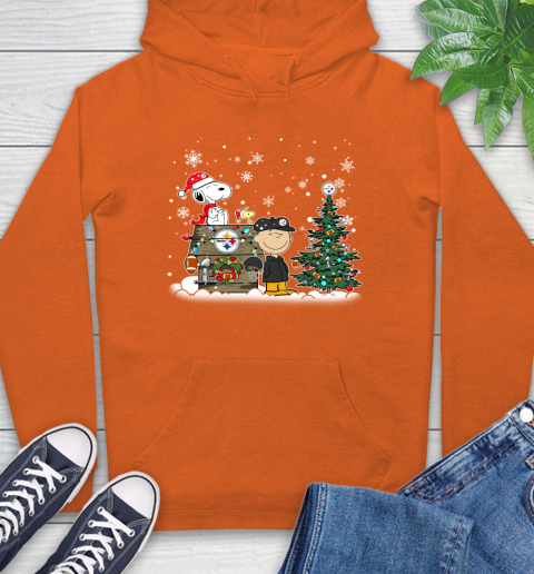 NFL Pittsburgh Steelers Snoopy Charlie Brown Christmas Football Super Bowl Sports Hoodie 4