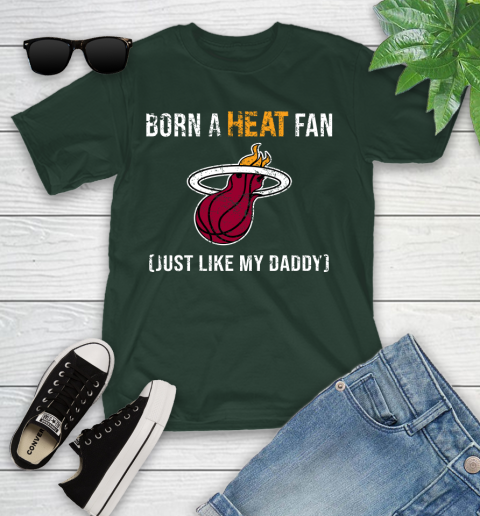 NBA Miami Heat Loyal Fan Just Like My Daddy Basketball Shirt Youth T-Shirt 5 NBA Miami Heat Loyal Fan Just Like My Daddy Basketball Shirt Youth T-Shirt - Image 5