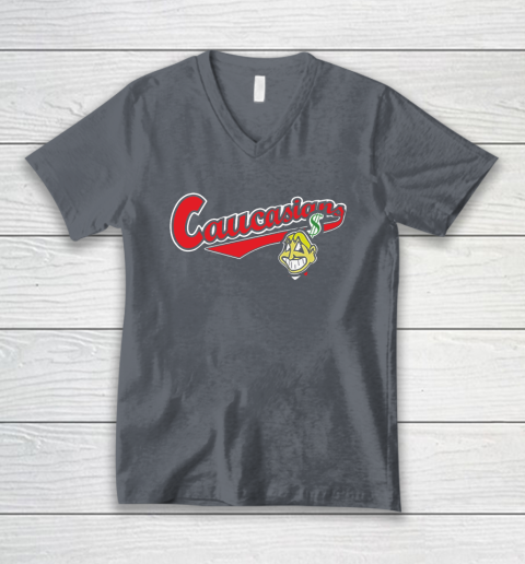 Cleveland Caucasians Bomani Jones V-Neck T-Shirt 5