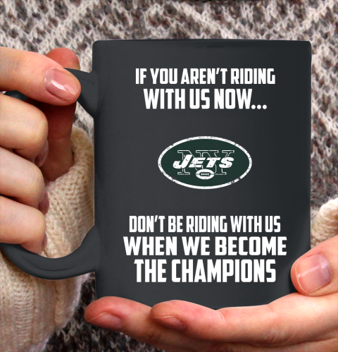 NFL New York Jets Football We Become The Champions Ceramic Mug 11oz