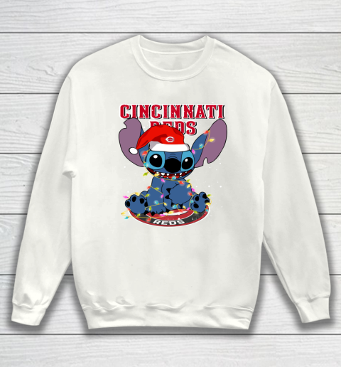 Cincinnati Reds MLB noel stitch Baseball Christmas Sweatshirt