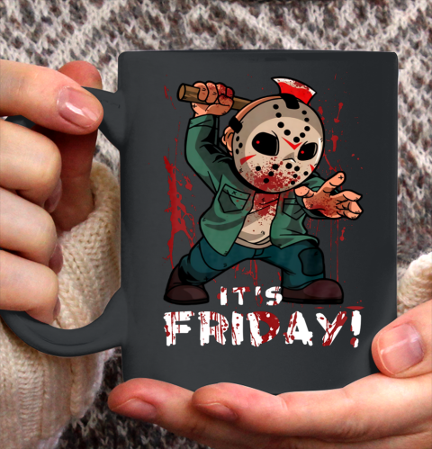 Friday 13th Jason Funny Halloween Horror Graphic Horror Movie Ceramic Mug 11oz