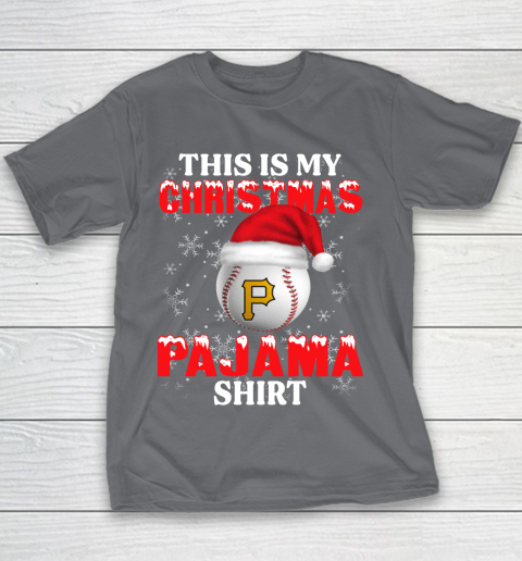 Pittsburgh Pirates This Is My Christmas Pajama Shirt MLB Youth T-Shirt 5