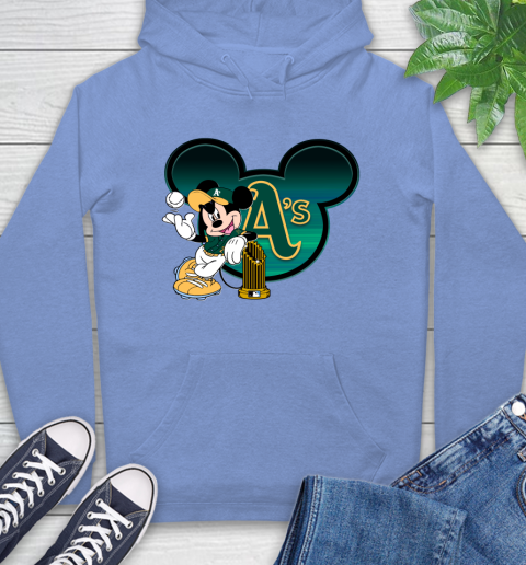 MLB Oakland Athletics The Commissioner's Trophy Mickey Mouse Disney Hoodie 11