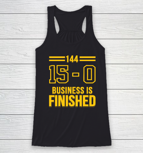Michigan Business Is Finished 144 15  0 Racerback Tank