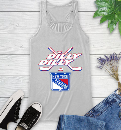 NHL New York Rangers Dilly Dilly Hockey Sports Racerback Tank