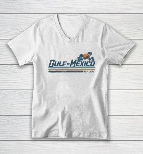 Gulf Of Mexico Est 1550 V-Neck T-Shirt