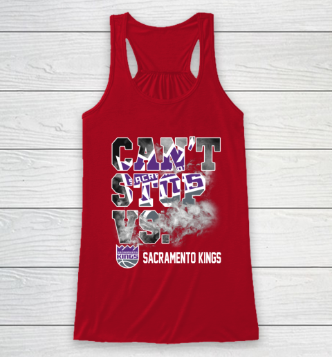 NBA Sacramento Kings Basketball Can't Stop Vs Racerback Tank 4
