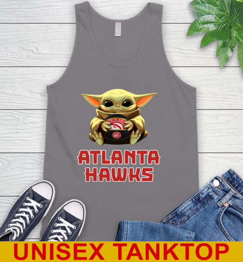 NBA Basketball Atlanta Hawks Star Wars Baby Yoda Shirt 76