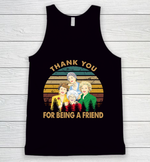 Thank you vintage retro the Golden Girls Rose Dorothy Blanche Tank Top