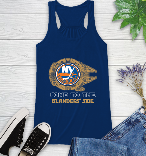 NHL Come To The New York Islanders Wars Hockey Sports Racerback Tank 8