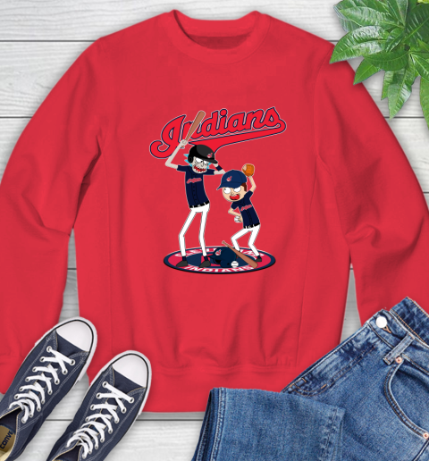 MLB Cleveland Indians Rick And Morty Baseball 34
