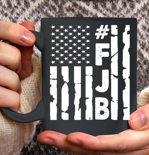 #FJB Pro America Distressed Flag Vintage Fuck Biden FJB Ceramic Mug 11oz