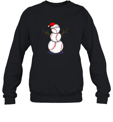 Christmas in July Summer Baseball Snowman Party Shirt Gift Sweatshirt