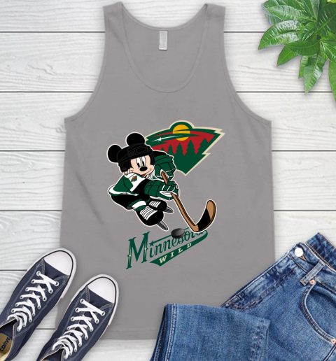 NHL Minnesota Wild Mickey Mouse Disney Hockey T Shirt Tank Top 4