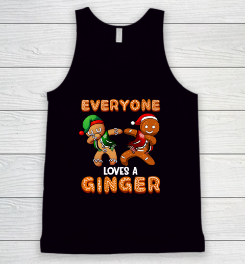 Everyone Loves A Ginger Dab Christmas Tank Top