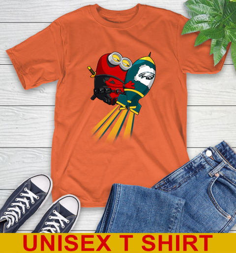 NFL Football Philadelphia Eagles Deadpool Minion Marvel Shirt T-Shirt 4