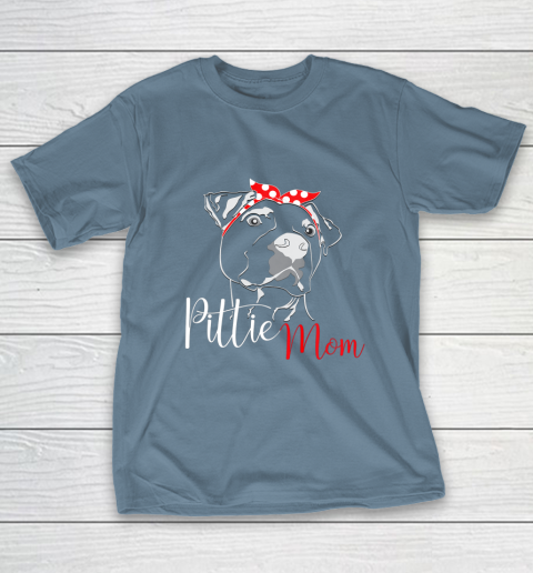 Dog Mom Shirt Pittie Mom T Shirt American Pitbull Shirt Dog Lover T-Shirt 6