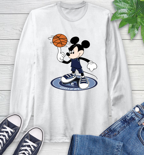 NBA Basketball Memphis Grizzlies Cheerful Mickey Disney Shirt Long Sleeve T-Shirt 2