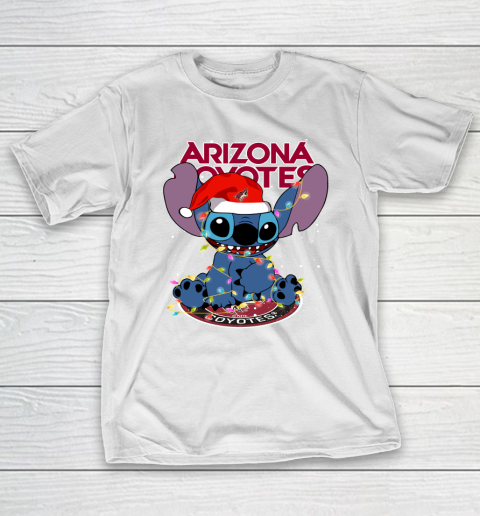 Arizona Coyotes NHL Hockey noel stitch Christmas T-Shirt