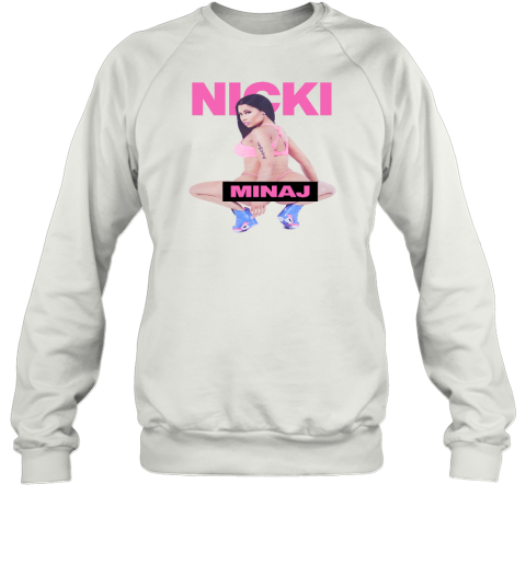 Khaki Nicki Minaj Print Sweatshirt