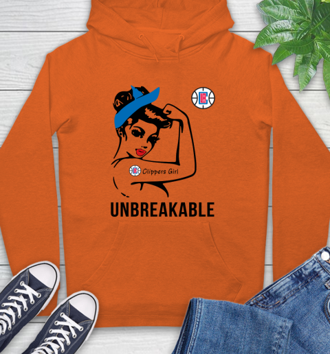 NBA Los Angeles Clippers Girl Unbreakable Basketball Sports Hoodie 3