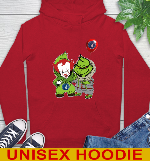 Minnesota Timberwolves Baby Pennywise Grinch Christmas NBA Basketball Hoodie 10