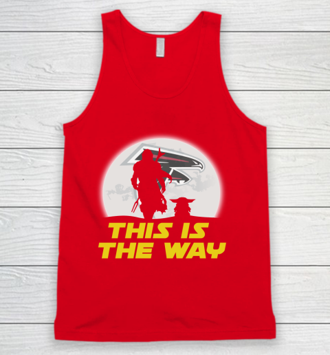 Atlanta Falcons NFL Football Star Wars Yoda And Mandalorian This Is The Way Tank Top 5