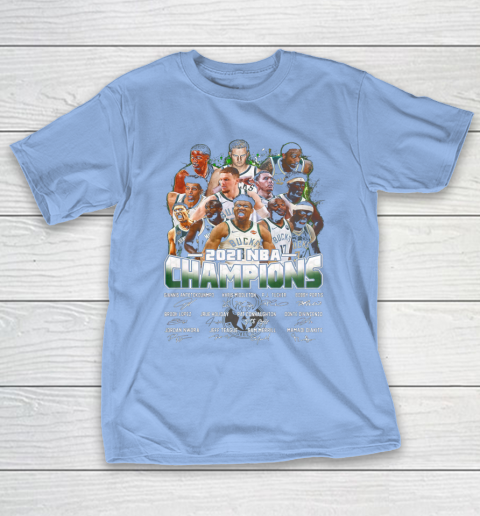 Milwaukee Bucks Championship shirt Milwaukee Basketball Bucks Finals 2021 T-Shirt 10