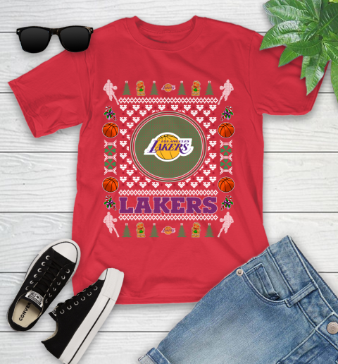Los Angeles Lakers Merry Christmas NBA Basketball Loyal Fan Ugly Shirt 112