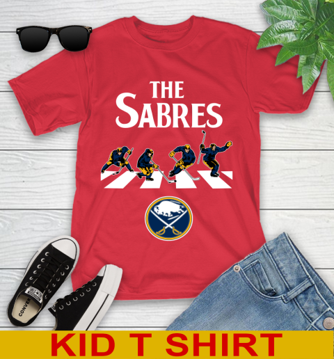 NHL Hockey Buffalo Sabres The Beatles Rock Band Shirt Youth T-Shirt 11
