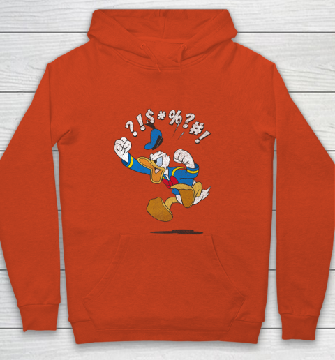Disney Mickey And Friends Donald Angry Jump Youth Hoodie 3