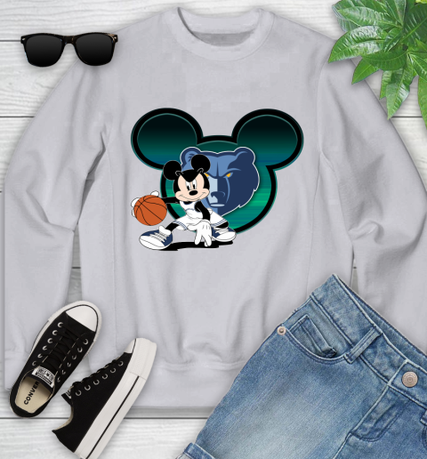 NBA Memphis Grizzlies Mickey Mouse Disney Basketball Youth Sweatshirt 4