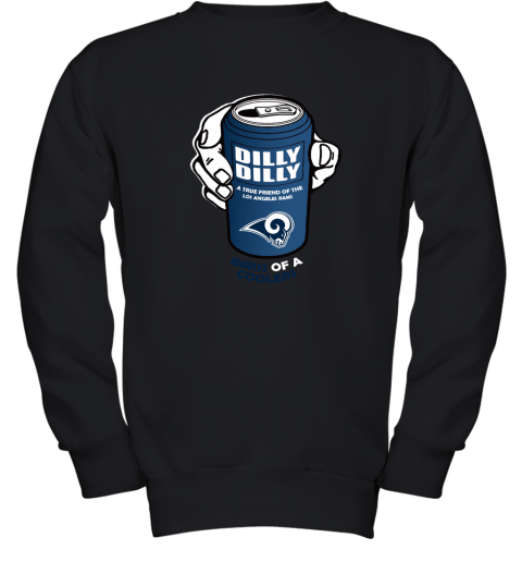 Bud Light Dilly Dilly! Los Angeles Rams Birds Of A Cooler Youth Sweatshirt