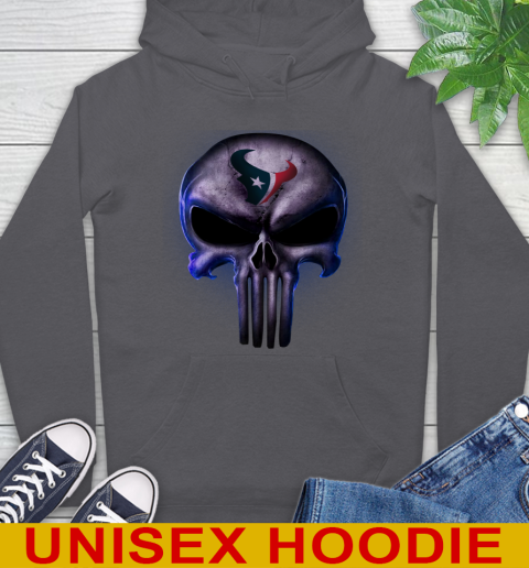 Houston Texans NFL Football Punisher Skull Sports Hoodie 7