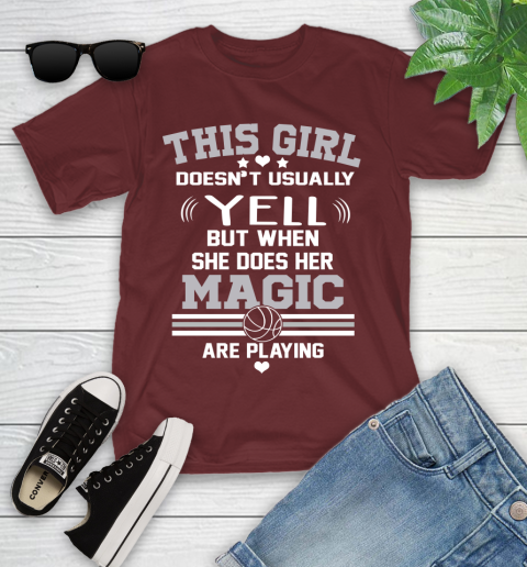 Orlando Magic NBA Basketball I Yell When My Team Is Playing Youth T-Shirt 14