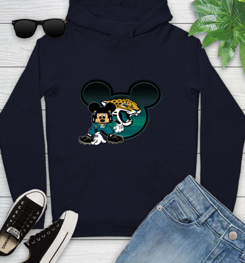 NFL Jacksonville Jaguars Mickey Mouse Disney Football T Shirt Youth Hoodie 4