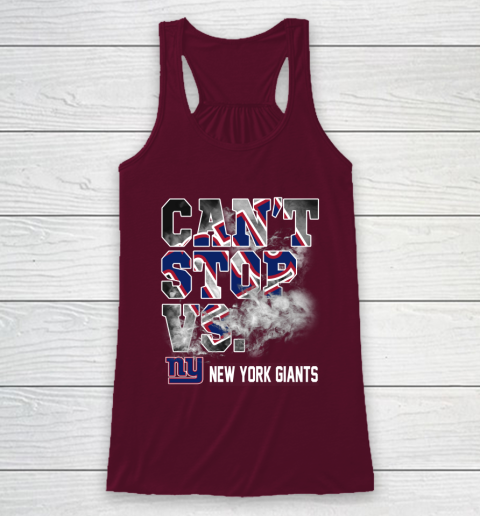 NFL New York Giants Can't Stop Vs Racerback Tank 2