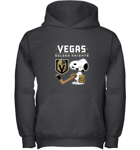 Vegas Golden Knights Ice Hockey Broken Teeth Snoopy NHL Youth Hoodie