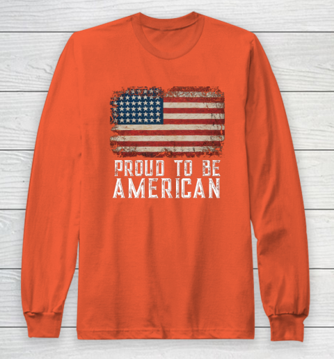Proud American Patriotic USA Flag Long Sleeve T-Shirt 3