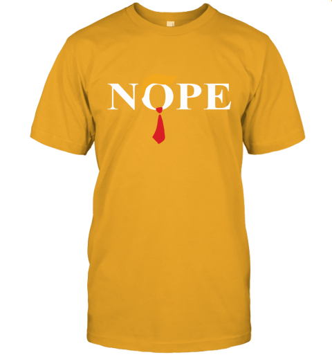 xxvy nope no donald trump for 2020 president jersey t shirt 60 front gold
