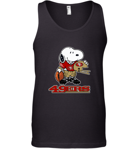Snoopy A Strong And Proud San Francisco 49ers Player NFL Tank Top