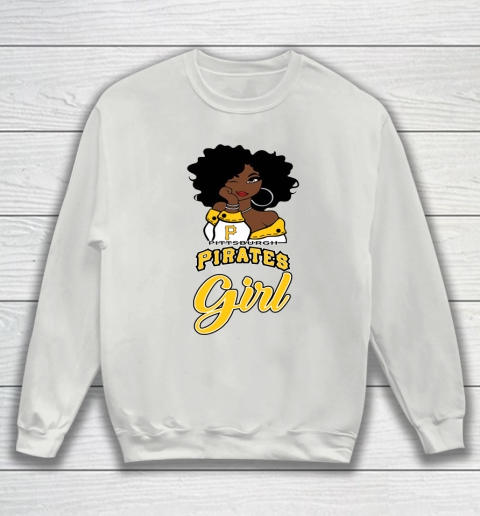 Pittsburgh Piratess Girl MLB Sweatshirt 5