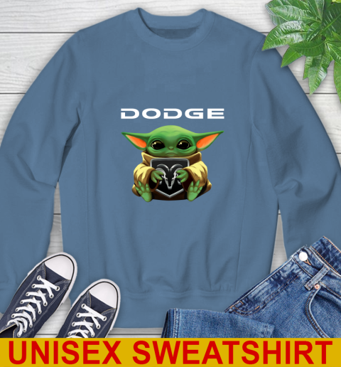 Star Wars Baby Yoda Hugs Dodge Car Shirt 34