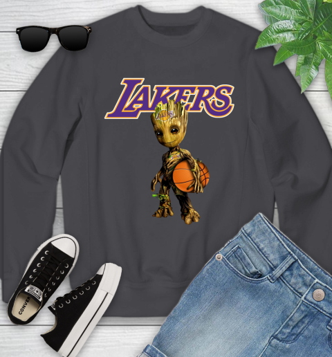 Lakers youth sale sweatshirt