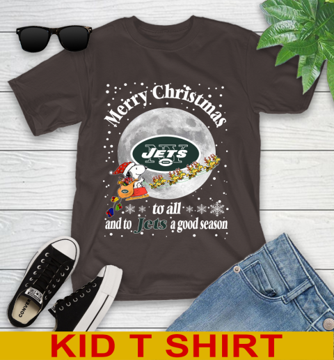 New York Jets Merry Christmas To All And To Jets A Good Season NFL Football Sports Youth T-Shirt 6